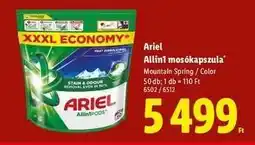 Lidl ARIEL Allin1 mosókapszula ajánlat