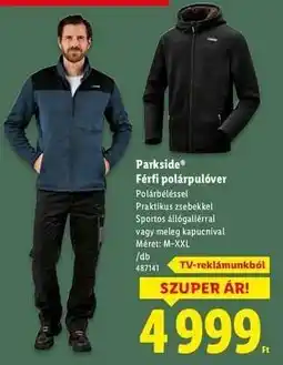 Lidl PARKSIDE Férfi polárpulóver ajánlat