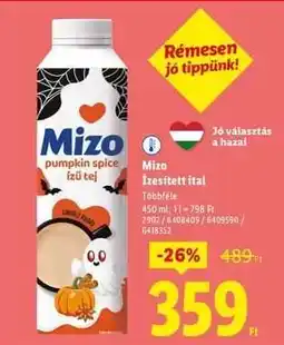 Lidl MIZO Ízesített ital ajánlat