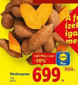 Lidl Édesburgonya ajánlat