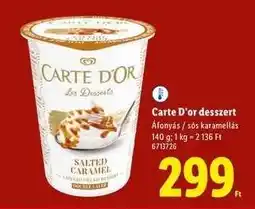 Lidl Carte d'Or desszert ajánlat
