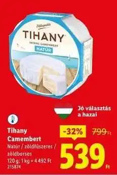 Lidl Tihany Camembert ajánlat