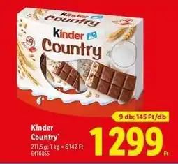 Lidl Kinder Country ajánlat
