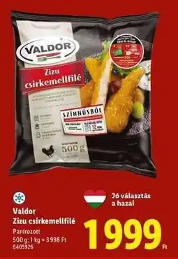 Lidl VALDOR Zizu csirkemellfilé ajánlat
