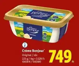 Lidl CRÉME BONJOUR ajánlat