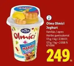 Lidl Olma Olmíci Joghurt ajánlat