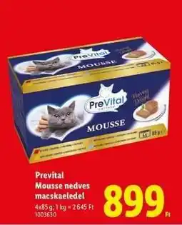 Lidl Prevital Mousse nedves macskaeledel ajánlat