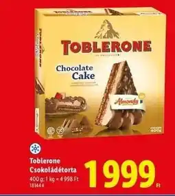 Lidl TOBLERONE Csokoládétorta ajánlat