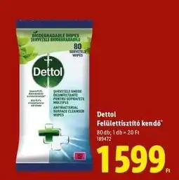 Lidl Dettol Felülettisztító kendő ajánlat
