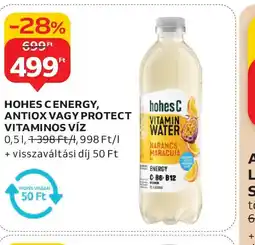 Auchan Hohes C Energy, Antiox vagy Protect Vitaminos Víz ajánlat