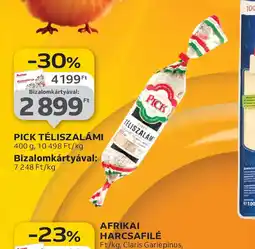 Auchan Pick Téliszalámi ajánlat