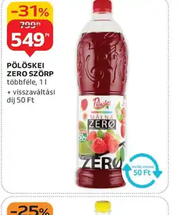 Auchan Pölöskei Zero Szörp ajánlat
