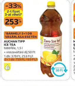 Auchan Auchan Tipp Ice Tea ajánlat