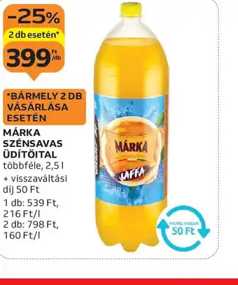 Auchan Márka Szénsavas Üdítőital ajánlat