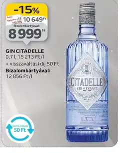Auchan Gin Citadelle ajánlat