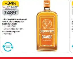 Auchan J Bizalomkártyával: 1999 Ft/Igermeister Orange vagy J Bizalomkártyával: 1999 Ft/Igermeister Keserűlikőr ajánlat