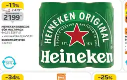 Auchan Heineken dobozos sör multipack ajánlat