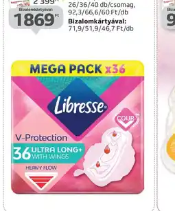 Auchan Libresse Egészségügyi Betét ajánlat