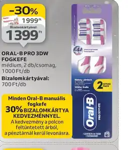 Auchan Oral-B Pro 3DW Fogkefe ajánlat