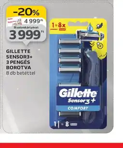 Auchan Gillette Sensor3+ 3 pengés borotva ajánlat