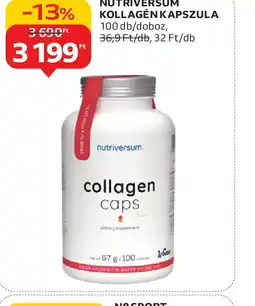 Auchan Nutriversum Kollagén Kapszula ajánlat