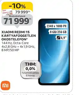 Auchan Xiaomi Redmi 13C Kártyafüggetlen Okostelefon ajánlat