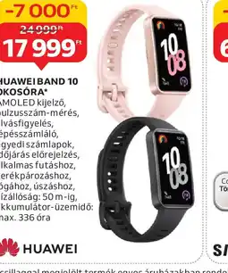 Auchan Huawei Band 10 okosra ajánlat