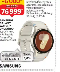Auchan Samsung Galaxy Watch7 okosra ajánlat
