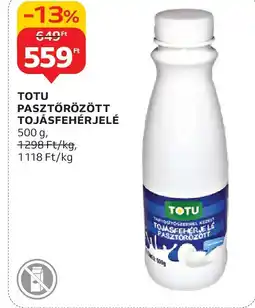 Auchan Totu pasztőrözött tojásfehérjelé ajánlat