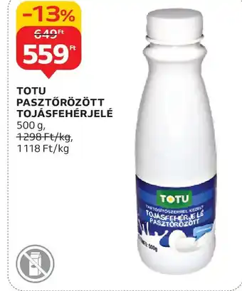 Auchan Totu pasztőrözött tojásfehérjelé ajánlat