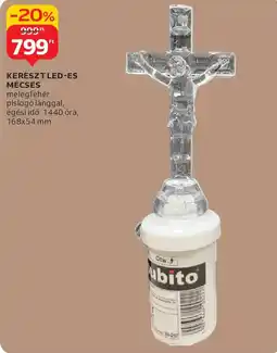 Auchan Kereszt led-es mécses ajánlat