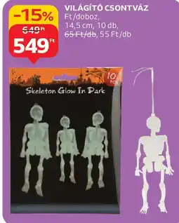 Auchan Világító csontváz ajánlat