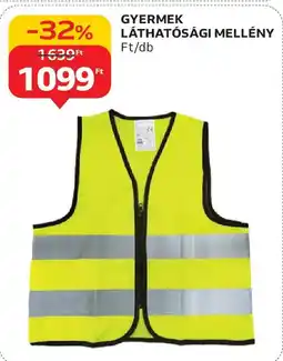 Auchan Gyermek láthatósági mellény ajánlat
