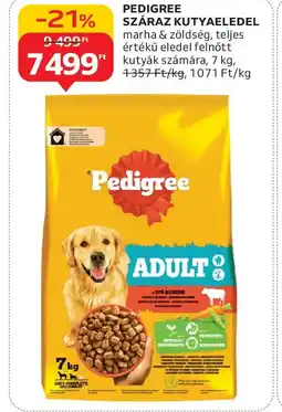 Auchan PEDIGREE SZÁRAZ KUTYAELEDEL ajánlat