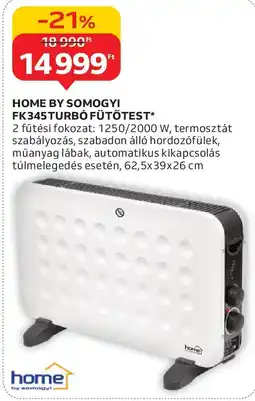 Auchan Home by somogyi fk345 turbó fütőtest ajánlat