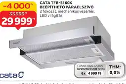 Auchan Cata tfb-5160x beépíthető páraelszívó ajánlat