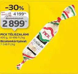Auchan Pick téliszalámi ajánlat