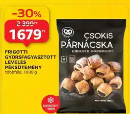 Auchan Frigotti gyorsfagyasztott leveles péksütemény ajánlat