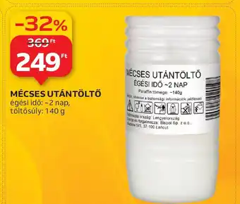 Auchan Mécses utántöltő ajánlat