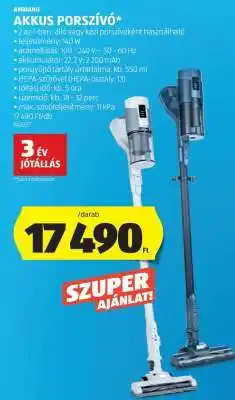 ALDI Ambiano Akkus Porszívó ajánlat