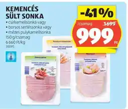 ALDI Kemencés sült sonka ajánlat