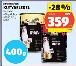 ALDI ROMEO PRÉMIUM KUTYAELEDEL ajánlat