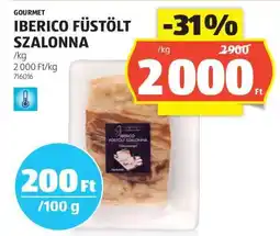 ALDI Gourmet Iberico Füstölt Szalonna ajánlat