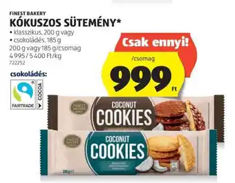 ALDI Finest Bakery Kókuszos Sütemény ajánlat