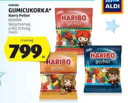 ALDI HARIBO GUMICUKORKA Harry Potter ajánlat