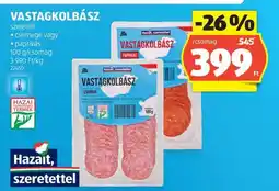ALDI VASTAGKOLBÁSZ ajánlat