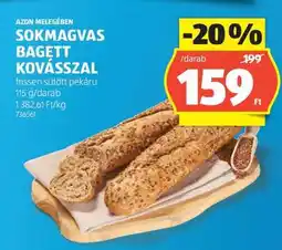 ALDI Sokmagvas Bagett Kovásszal ajánlat