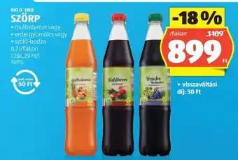 ALDI RIO D'ORO SZÖRP ajánlat
