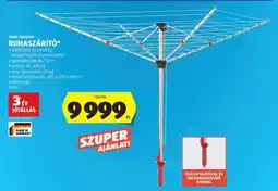 ALDI HOME CREATION RUHASZÁRÍTÓ ajánlat