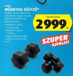 ALDI CRANE MŰANYAG SÚLYZÓ ajánlat